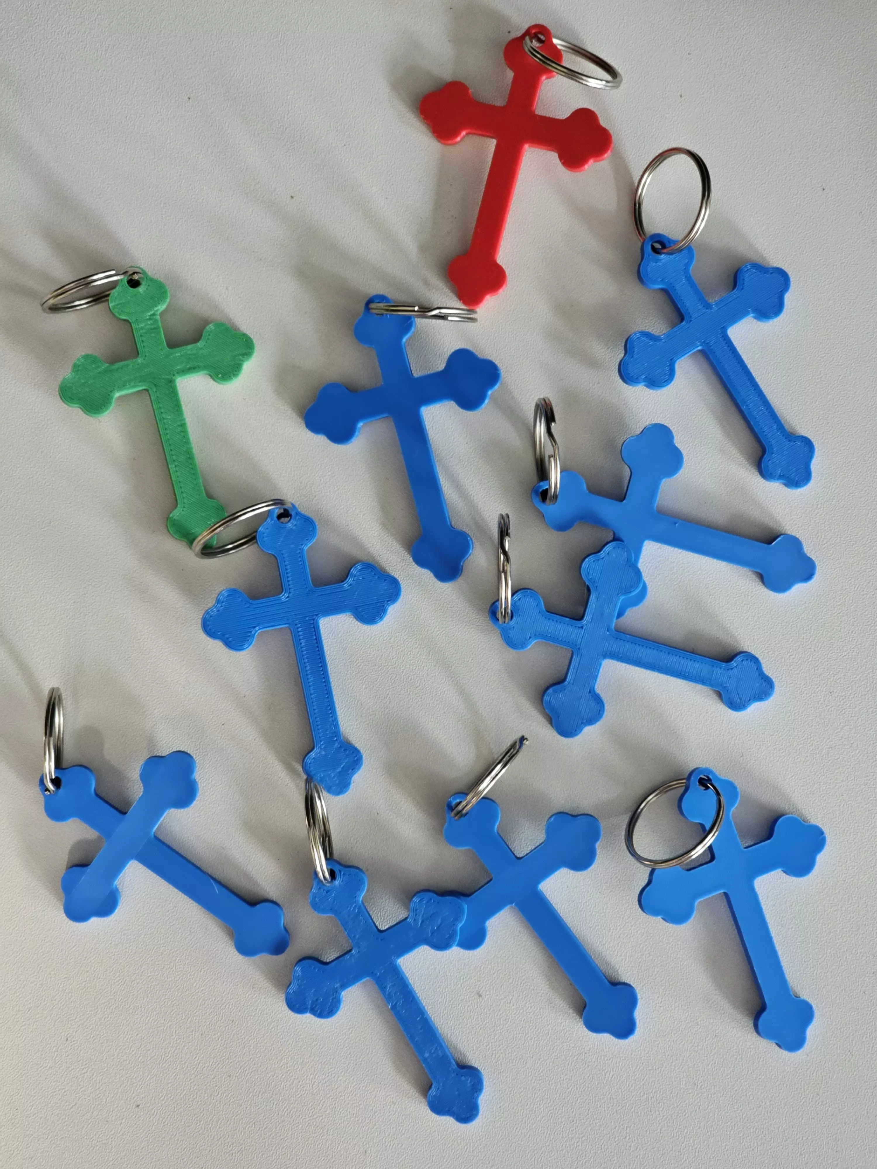 Cross keyring 3D print model