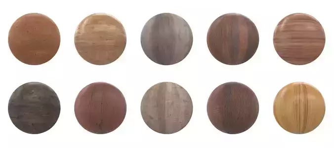 10 Seamless PBR Wood Textures  4K