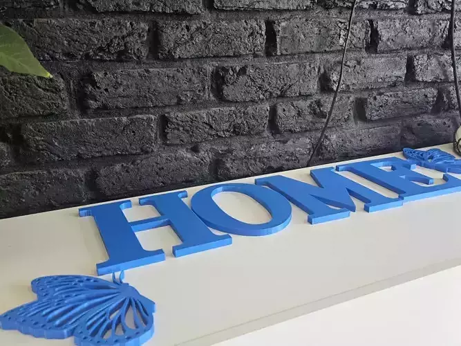 Elevate Your Space with 3D Printed Home Sign Letters 
