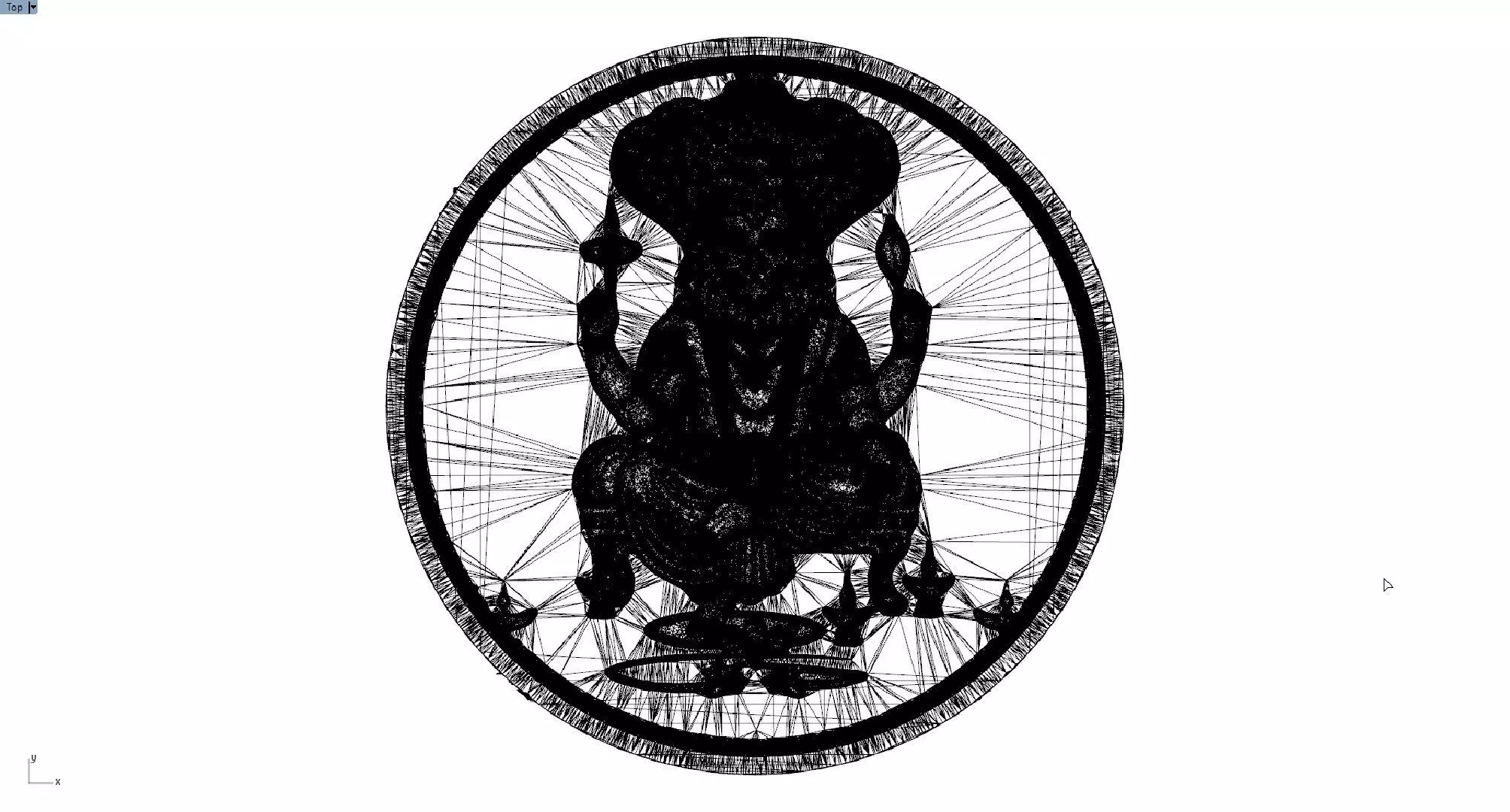 NARASHIMHA COIN 3D print model_10