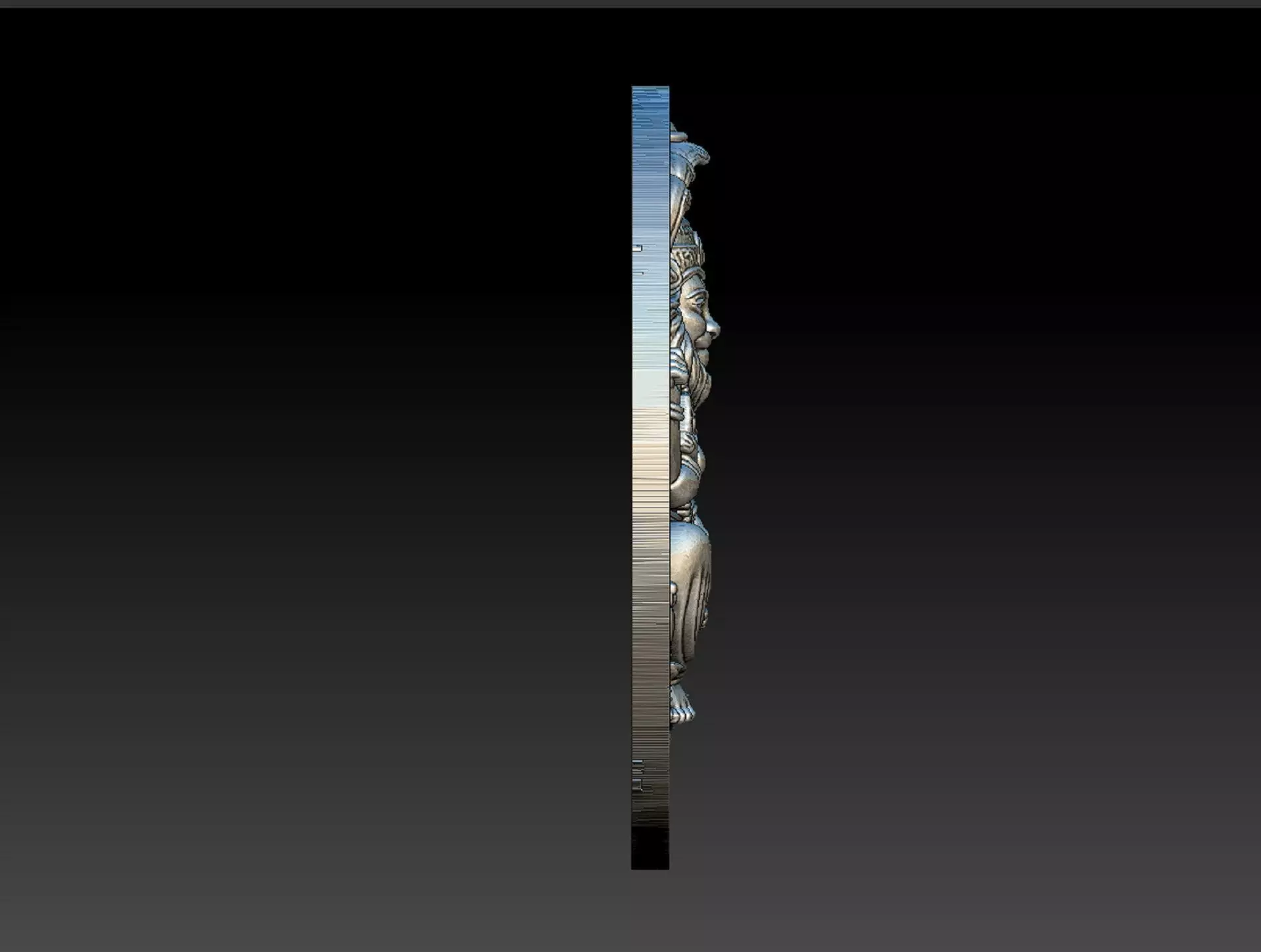 NARASHIMHA COIN 3D print model_9