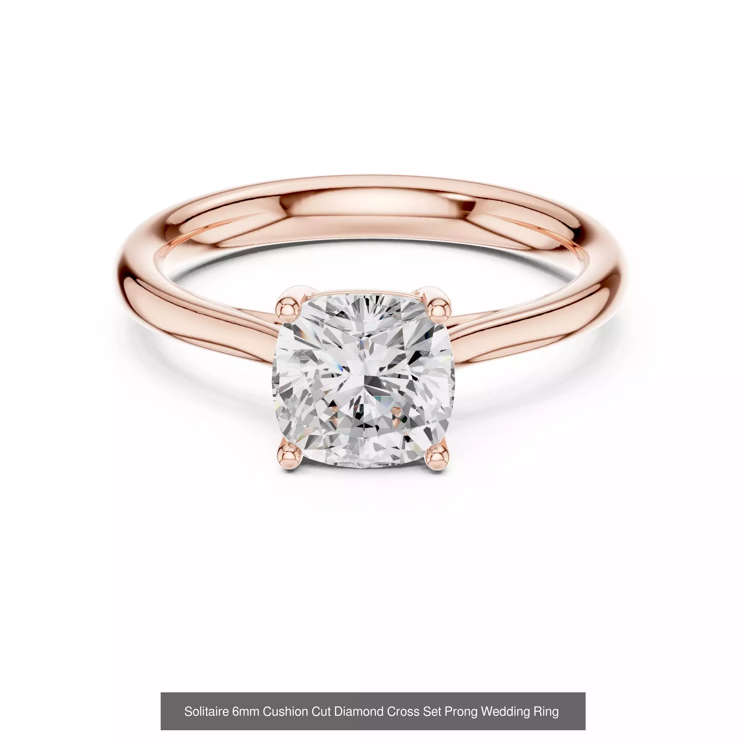 237 Solitaire Diamond Ring 3DM STL OBJ FBX 3 Color Render Video 3D Model Collection_98