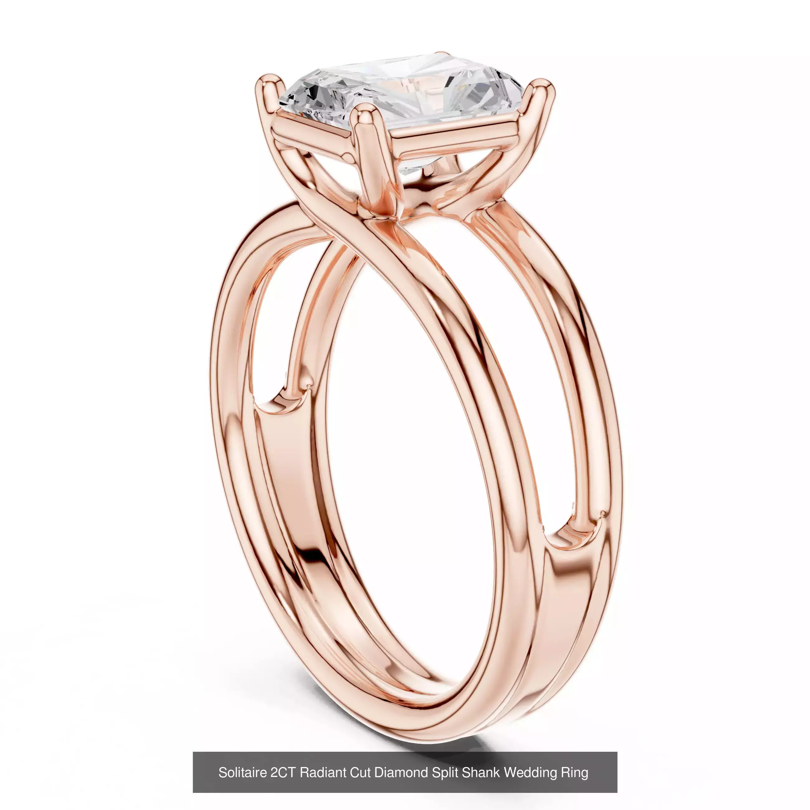 237 Solitaire Diamond Ring 3DM STL OBJ FBX 3 Color Render Video 3D Model Collection_216