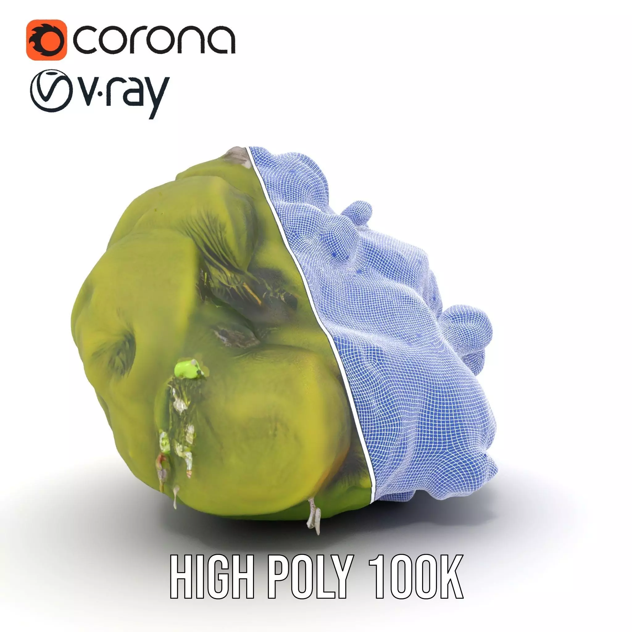 Mossy Rock Jungle model pack Low-poly 3D model_33