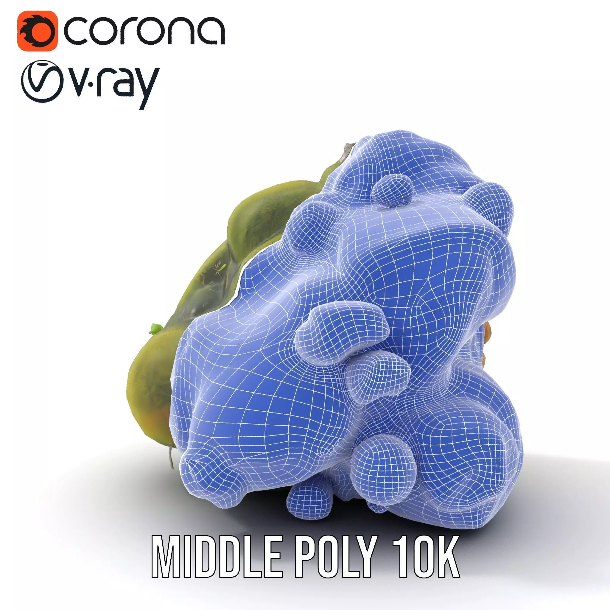 Mossy Rock Jungle model pack Low-poly 3D model_15