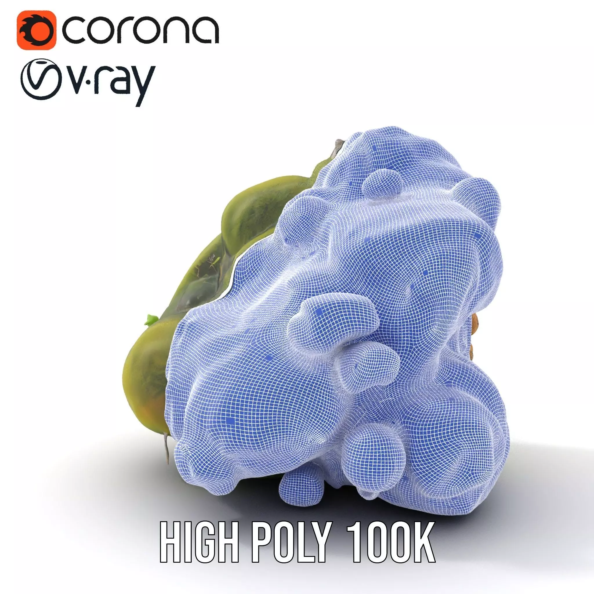 Mossy Rock Jungle model pack Low-poly 3D model_34