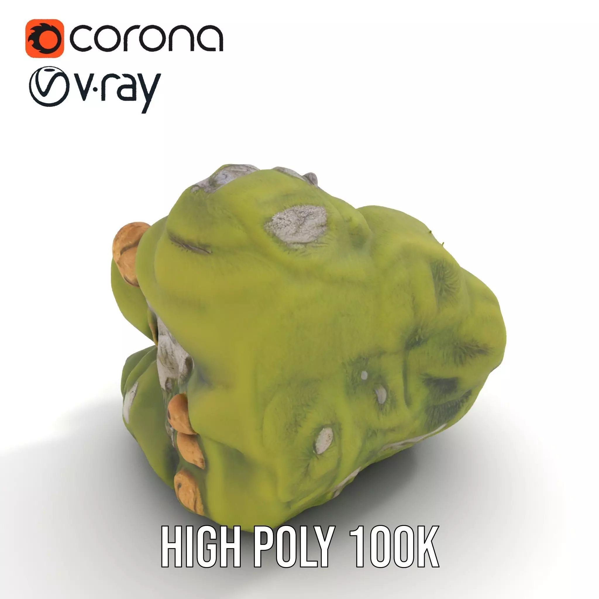 Mossy Rock Jungle model pack Low-poly 3D model_22
