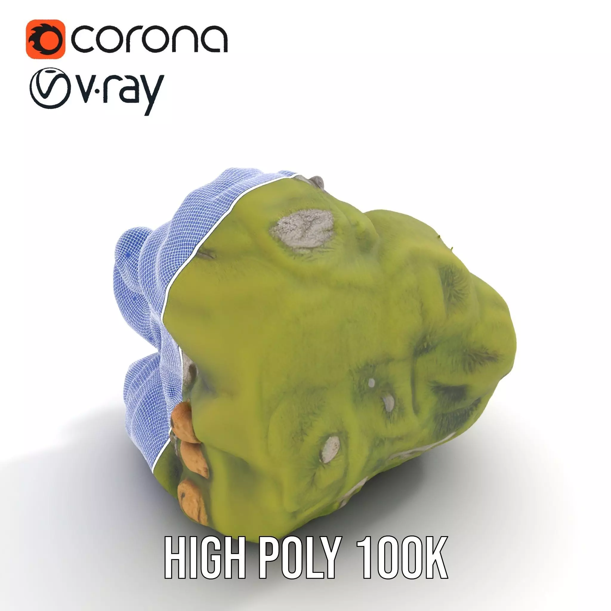 Mossy Rock Jungle model pack Low-poly 3D model_31