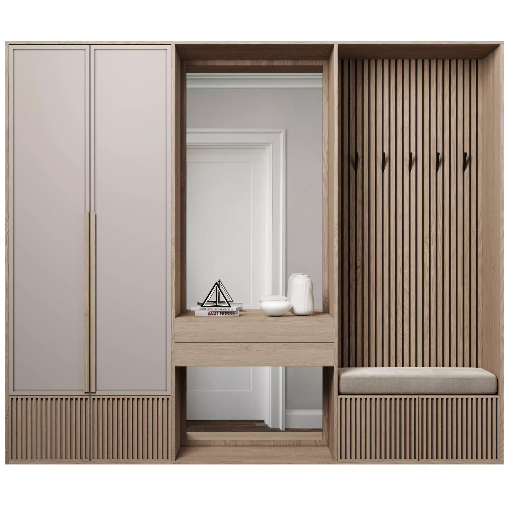 Hallway 08 3D model_0