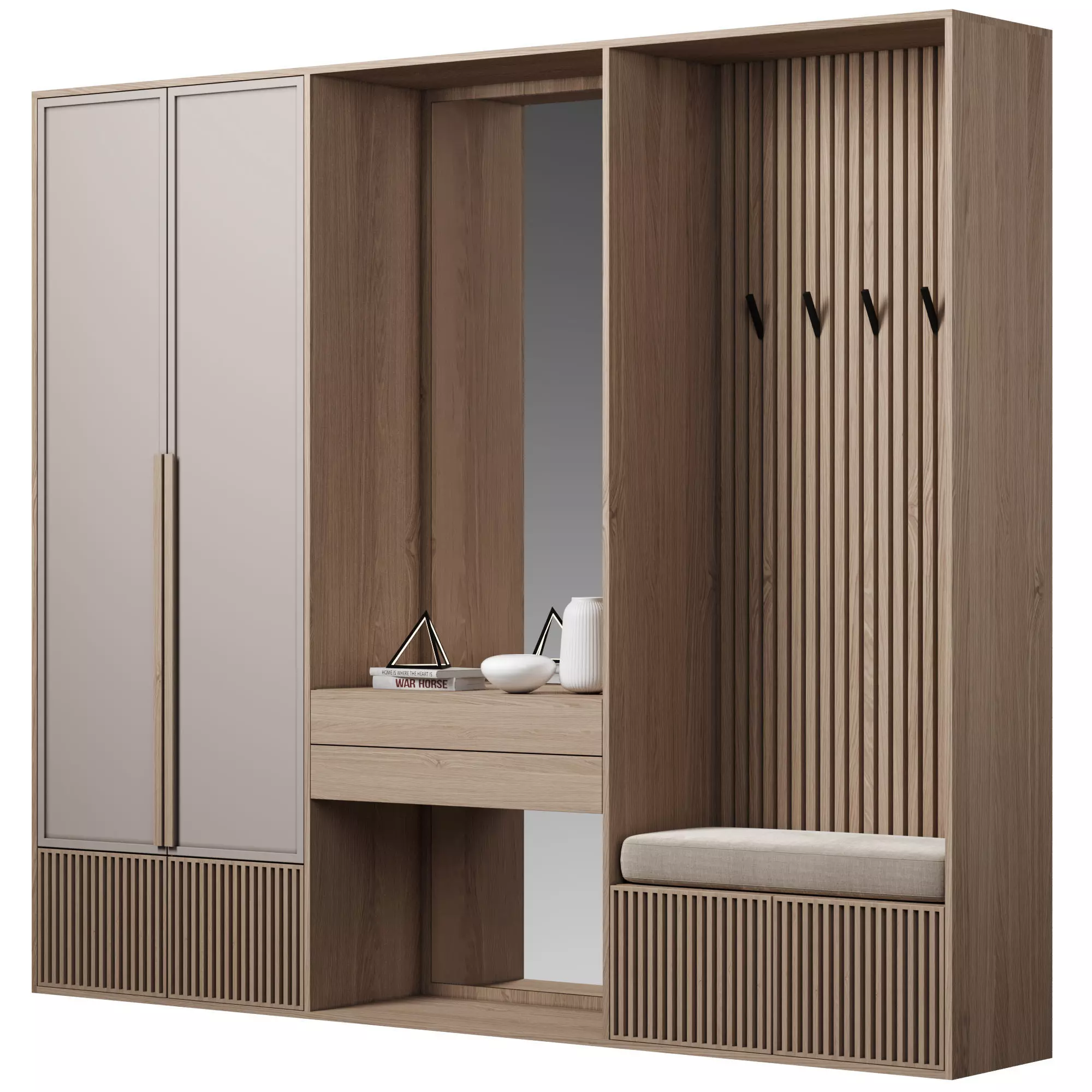 Hallway 08 3D model_1