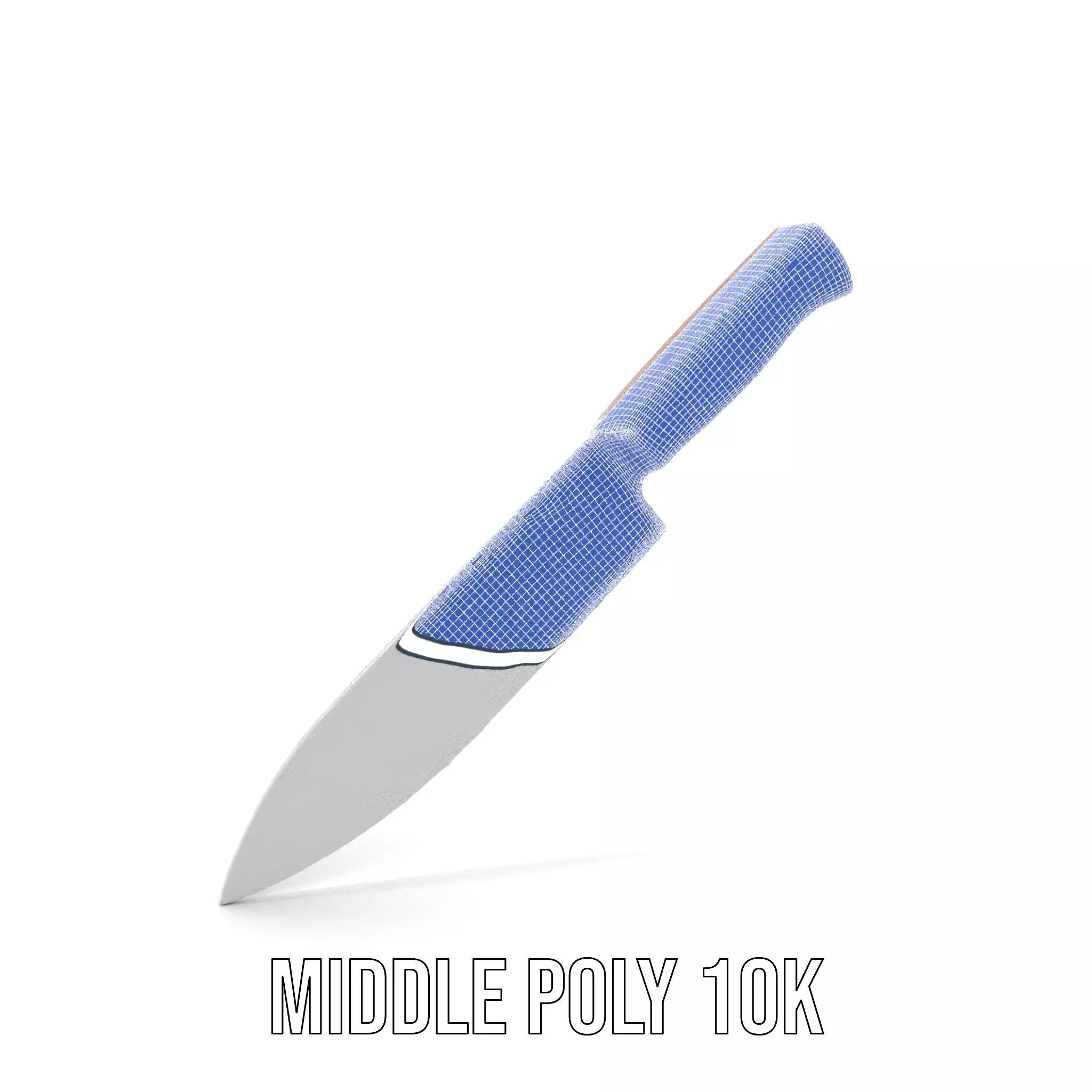 Ebony Chef Knife model pack Low-poly 3D model_27