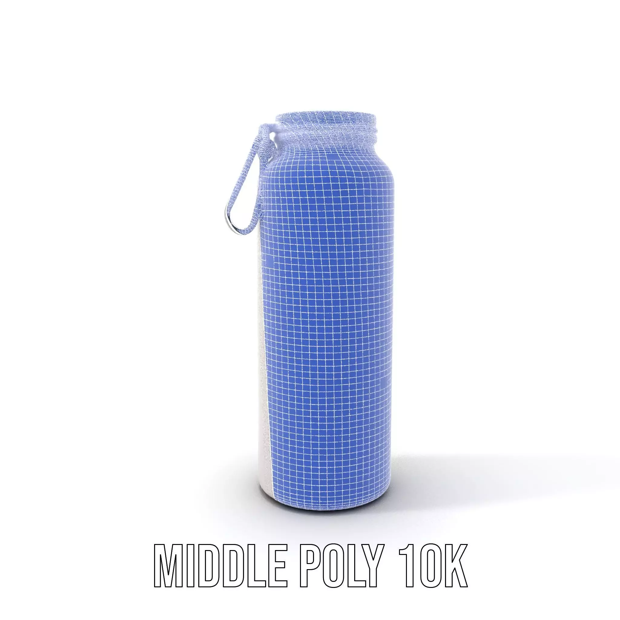 Sleek Steel Bottle model pack Low-poly 3D model_13