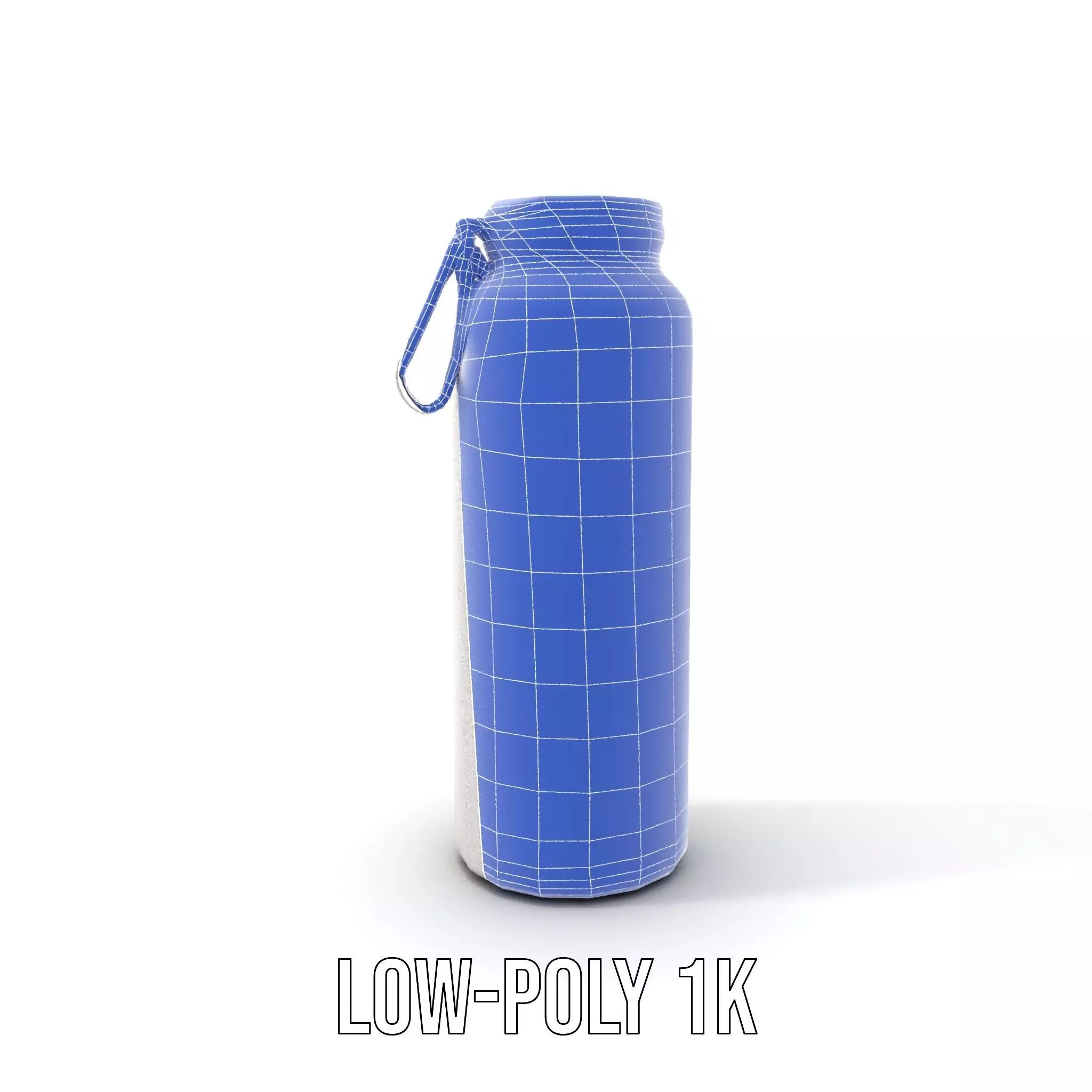 Sleek Steel Bottle model pack Low-poly 3D model_14