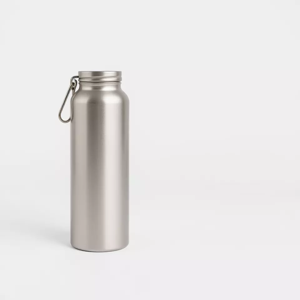 Sleek Steel Bottle model pack Low-poly 3D model_2