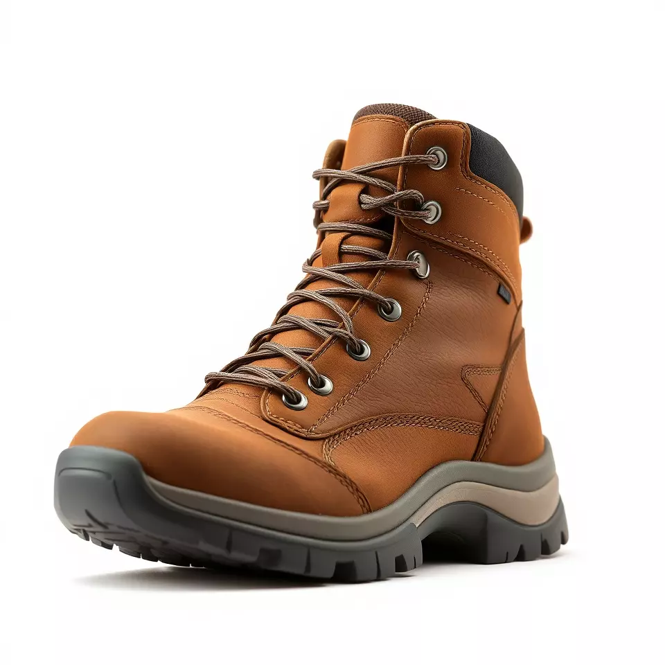 Tan Hiking Boot model pack Low-poly 3D model_2