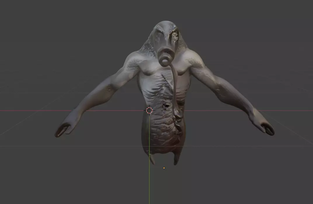 Poltergeist from stalker 2  3D model_0