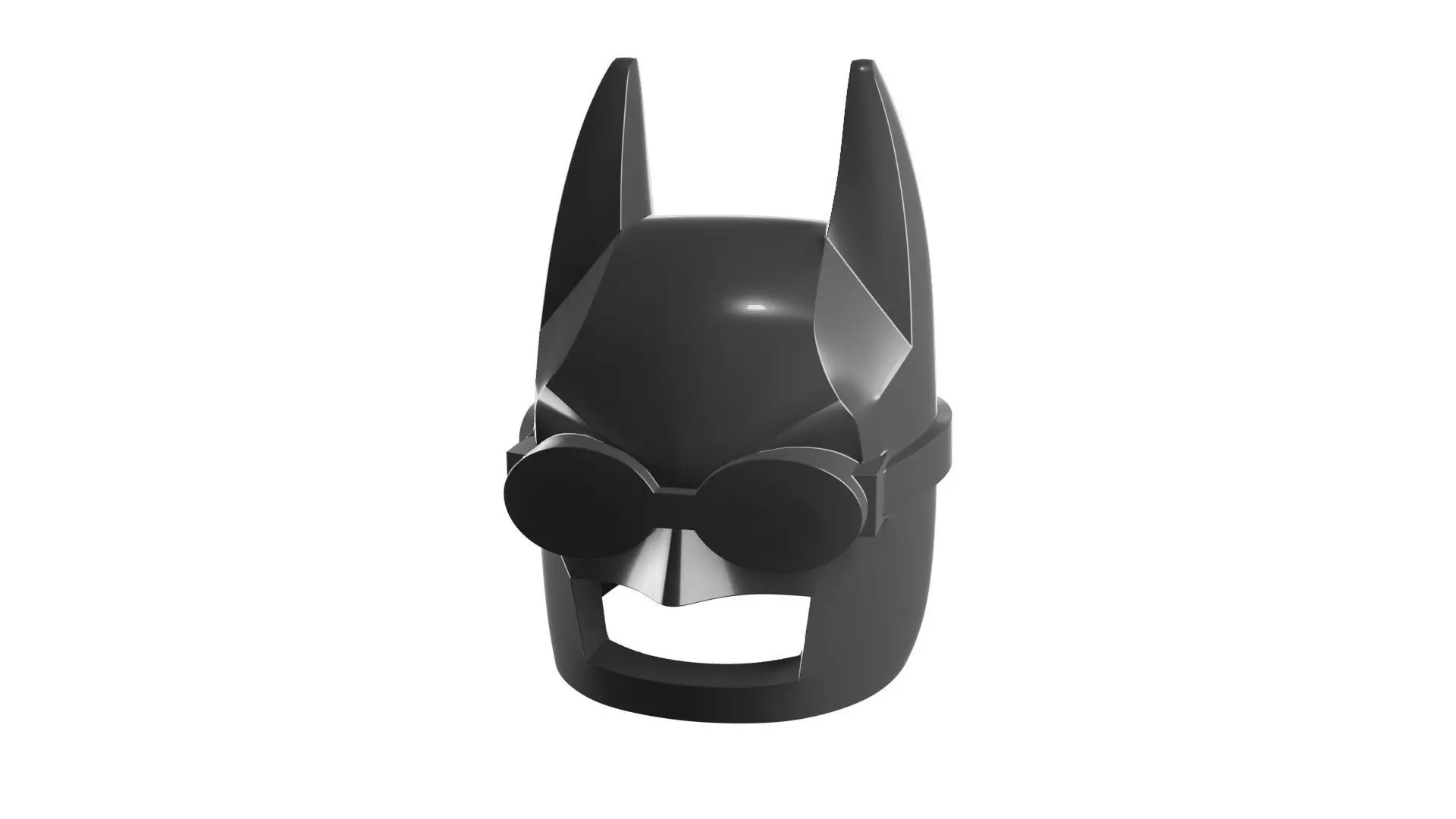 Custom3Dprint Minifigure Accessory - Batman Headgear V1 3D print model