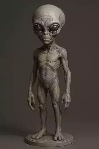 Alien Printable Doll