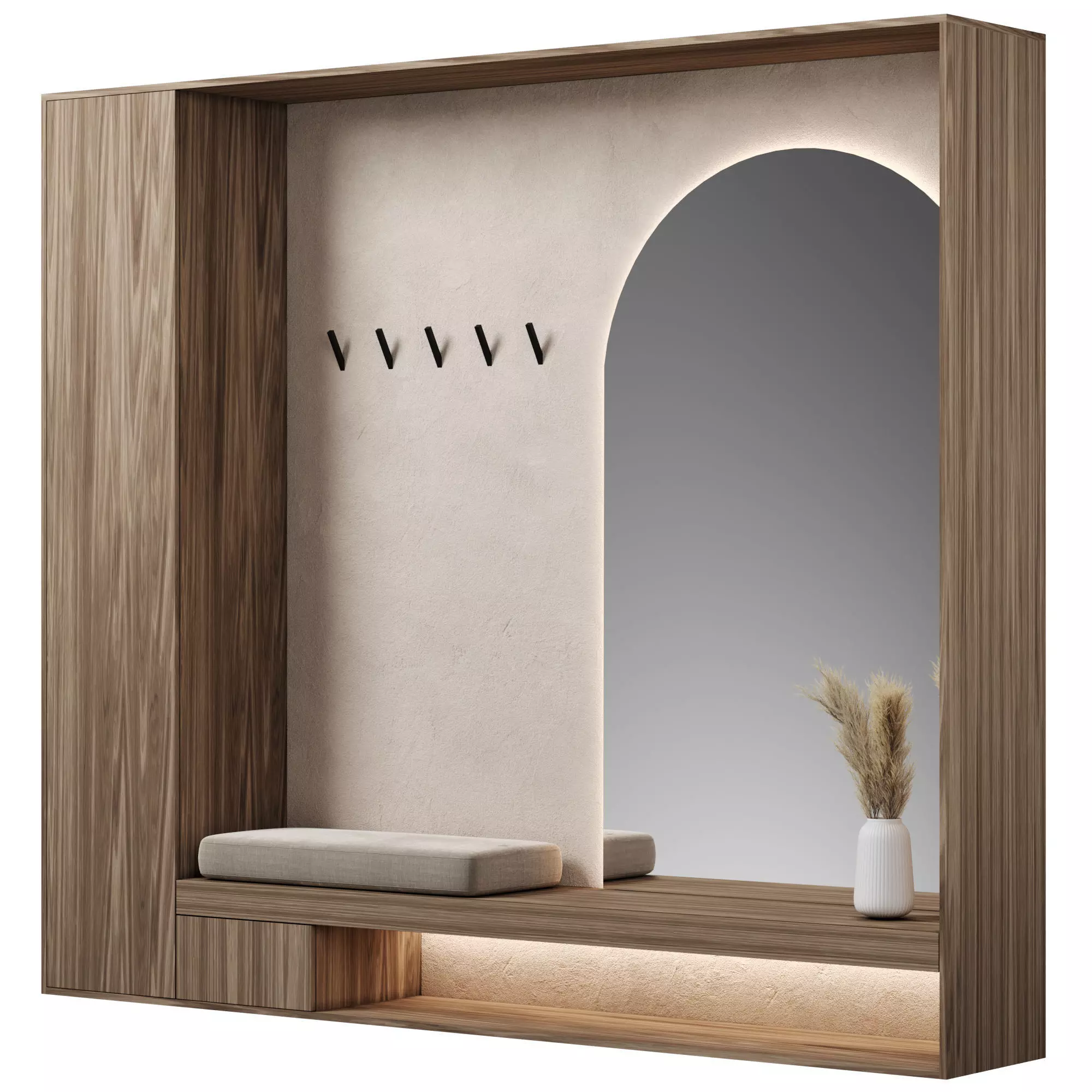 Hallway 16 3D model_1