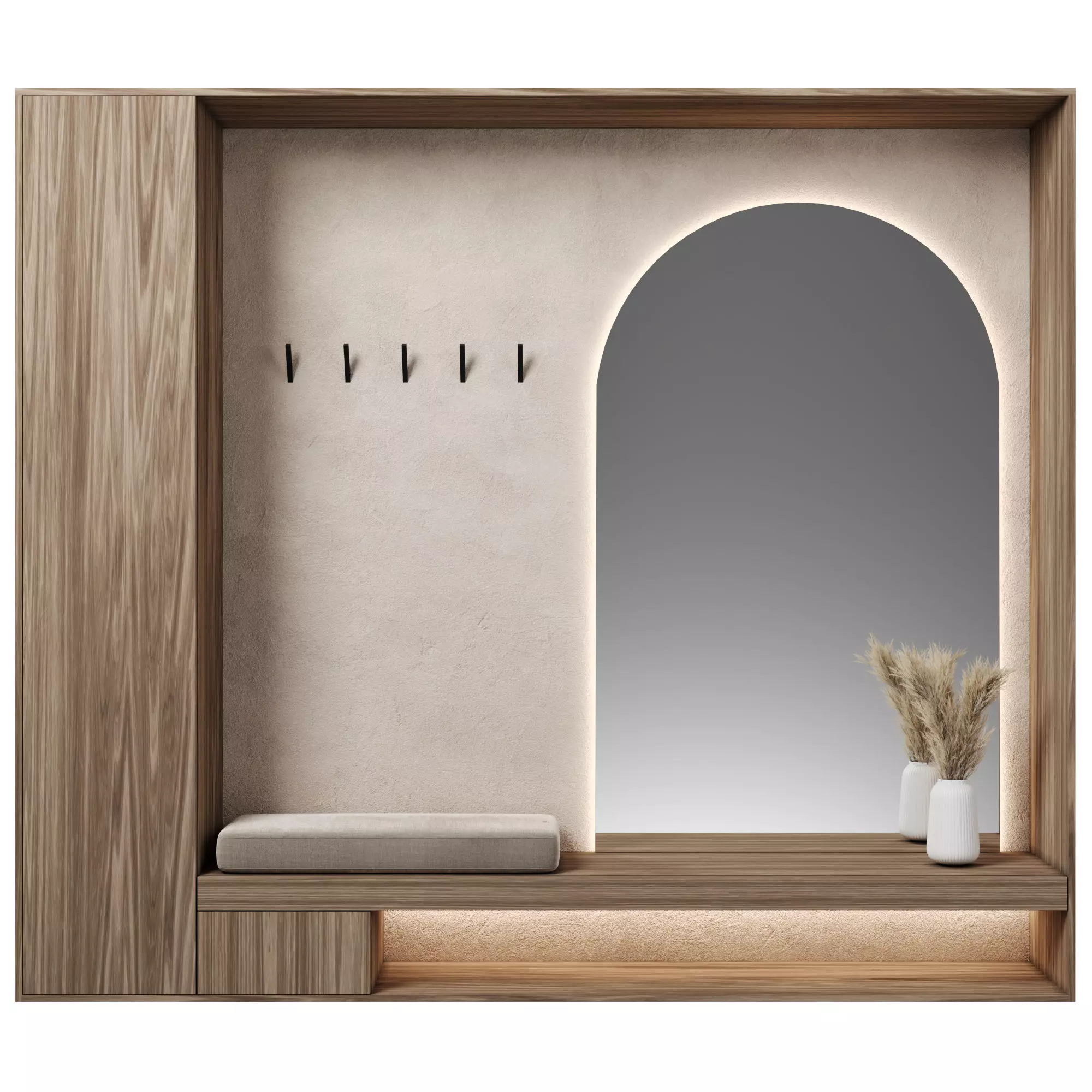 Hallway 16 3D model_0