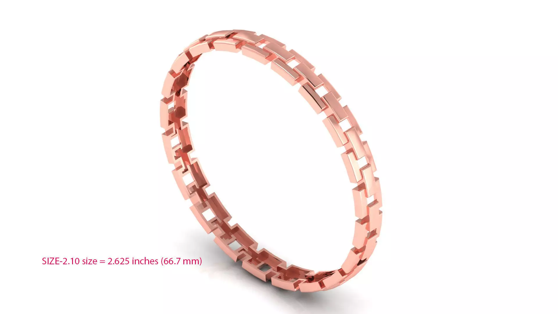 5TH TOP SOLD PERMIUM WESTERN BANGLE READY TO PRINT 3D print model