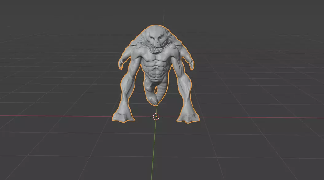 Psevdogigant Stalker Mutant 3D model_0