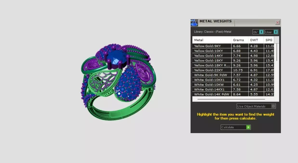 Rings 3D print model_4