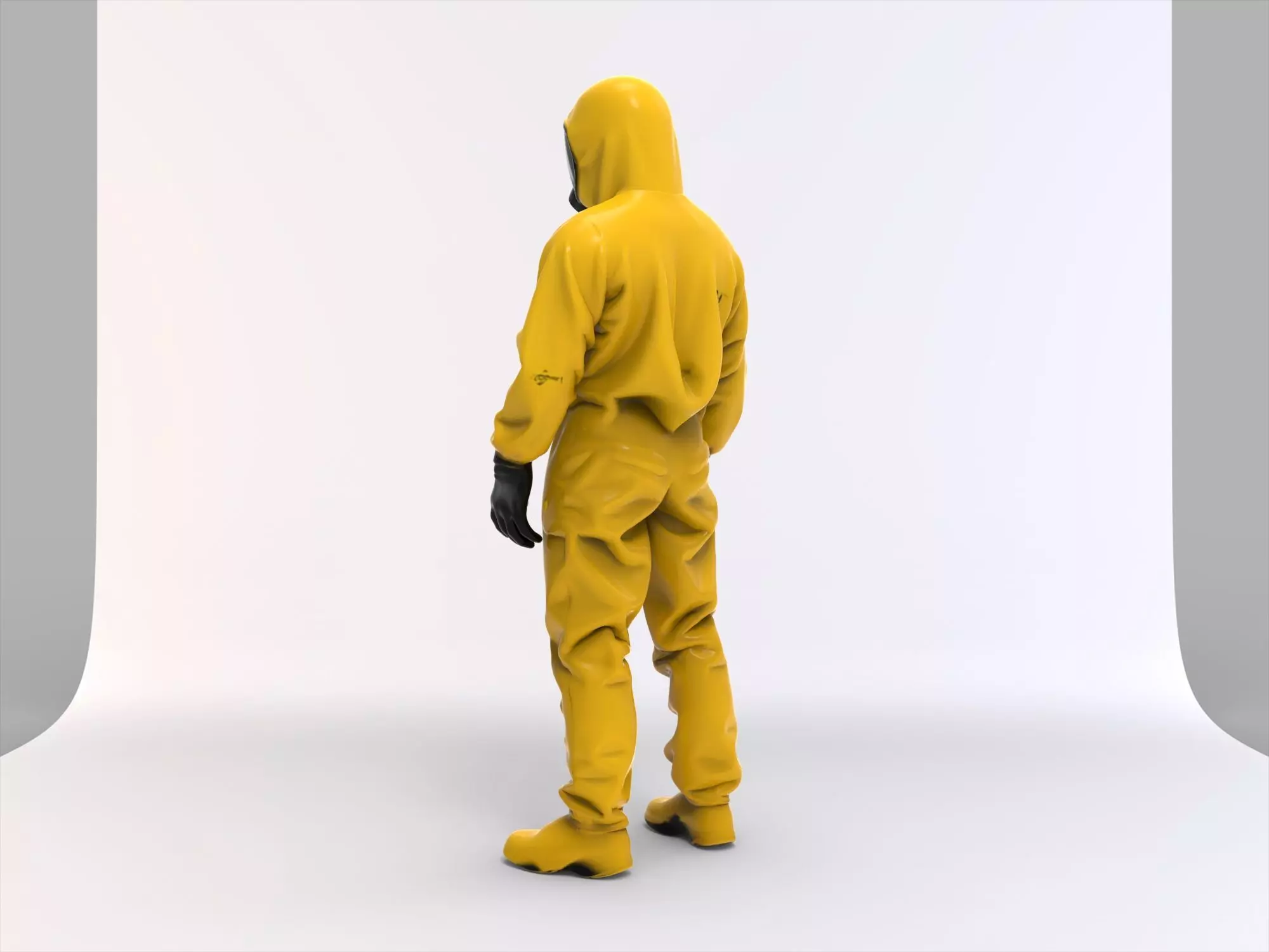 Hazmat suit 3D model_6