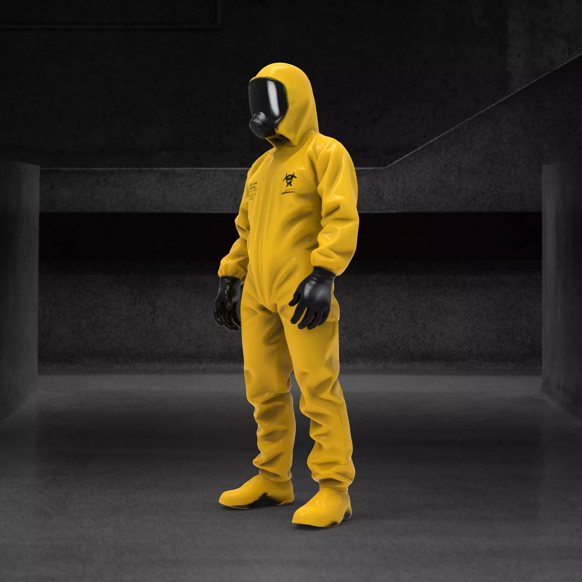 Hazmat suit 3D model_10
