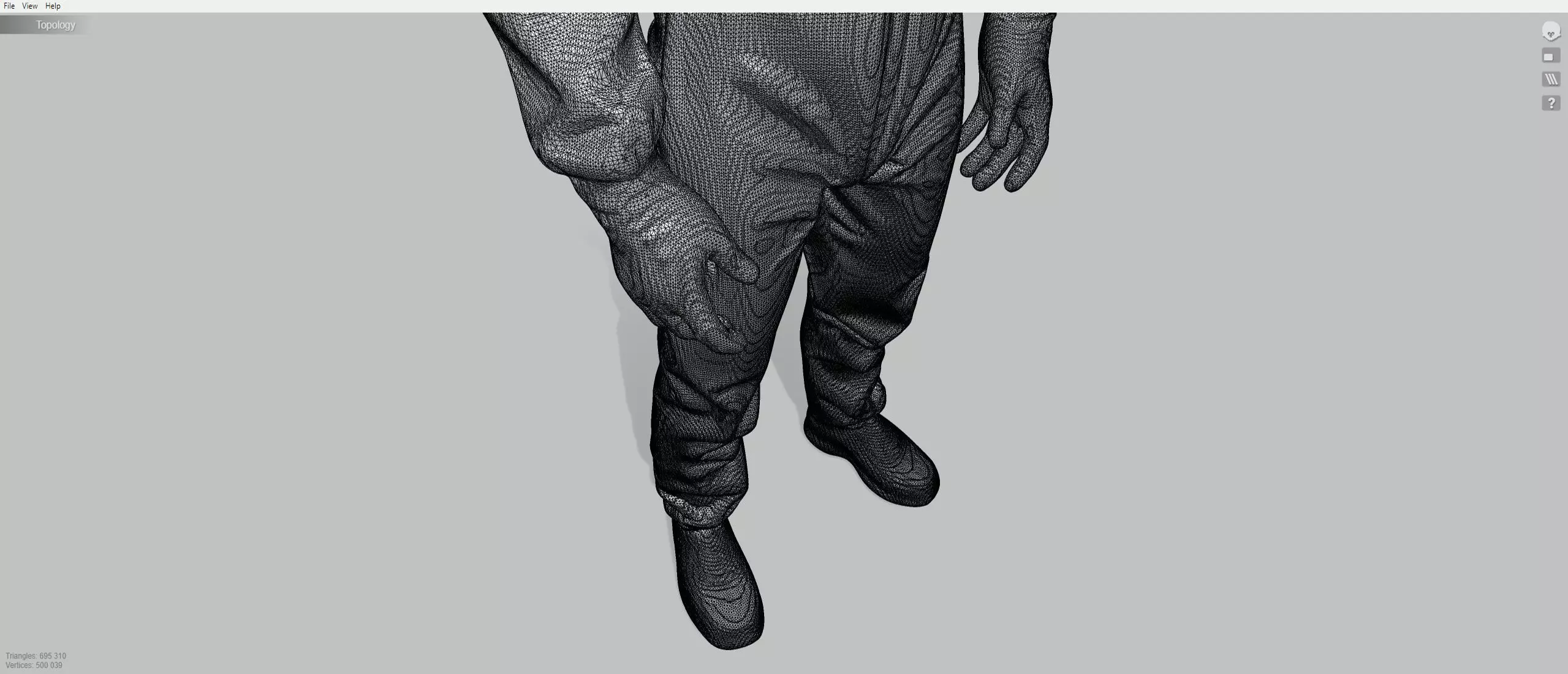 Hazmat suit 3D model_15