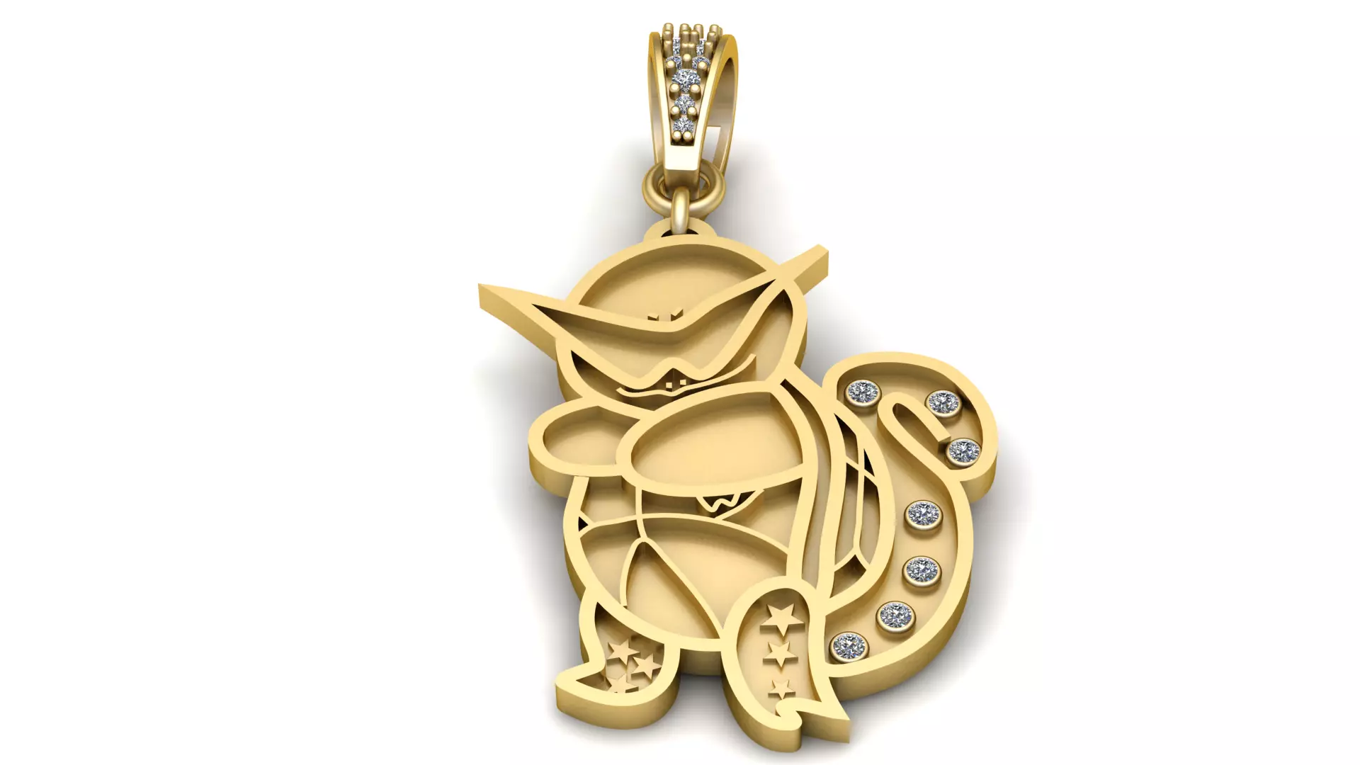 Yellow Jacket Wasp Pendant 3D Pendant Model 3D print model