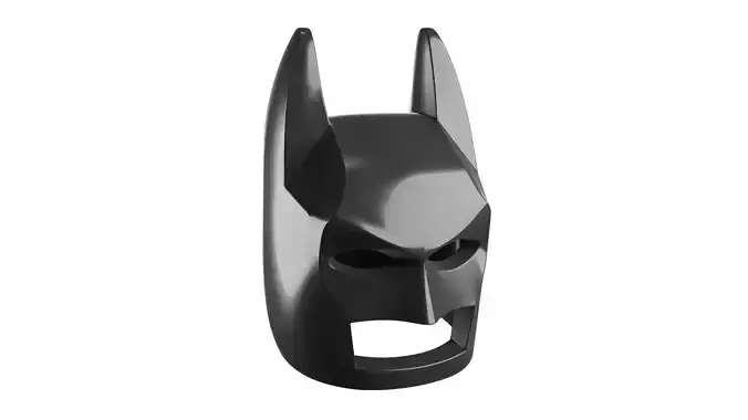 Custom3Dprint Minifigure Accessory - Batman Headgear V3