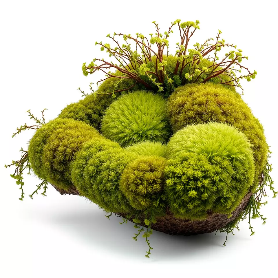 Lush Forest Moss model pack Low-poly 3D model_2