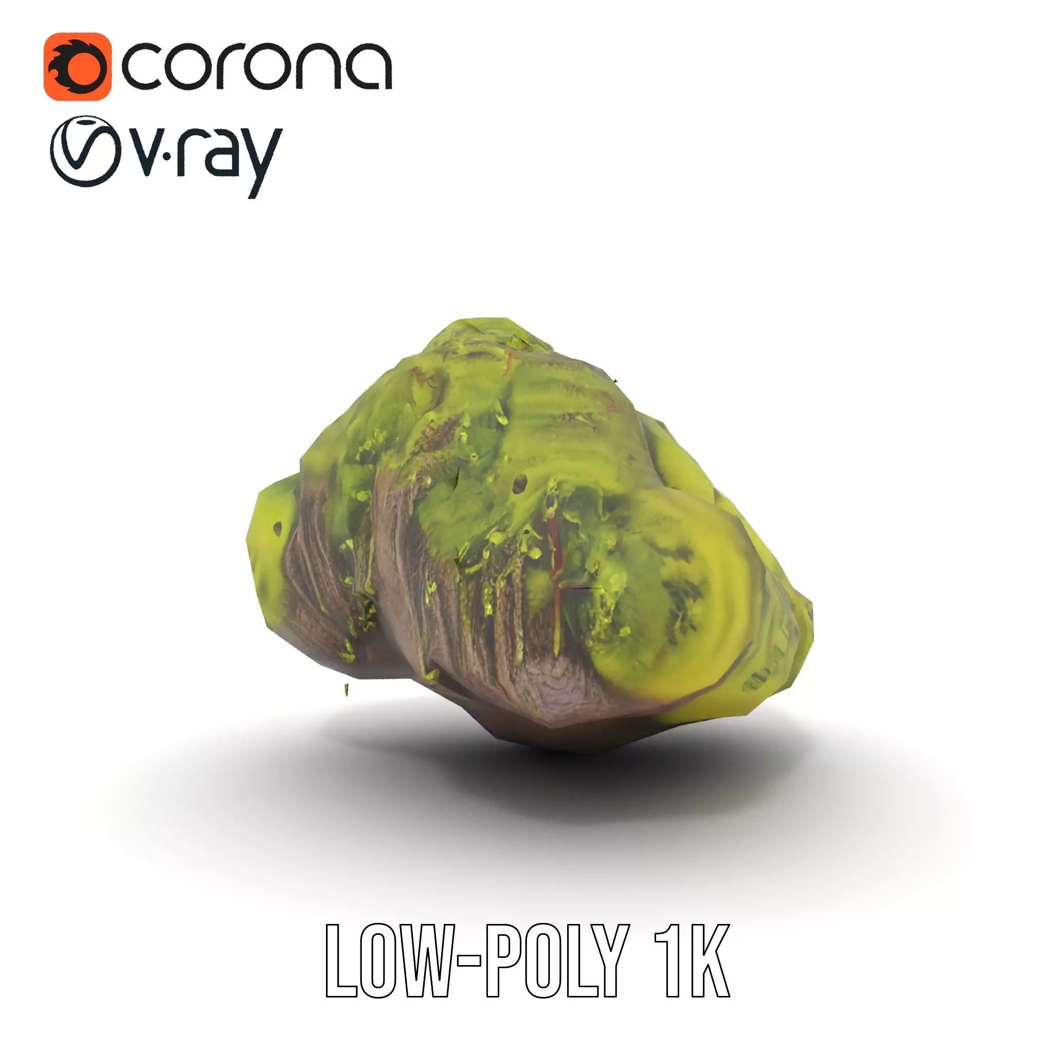 Lush Forest Moss model pack Low-poly 3D model_28