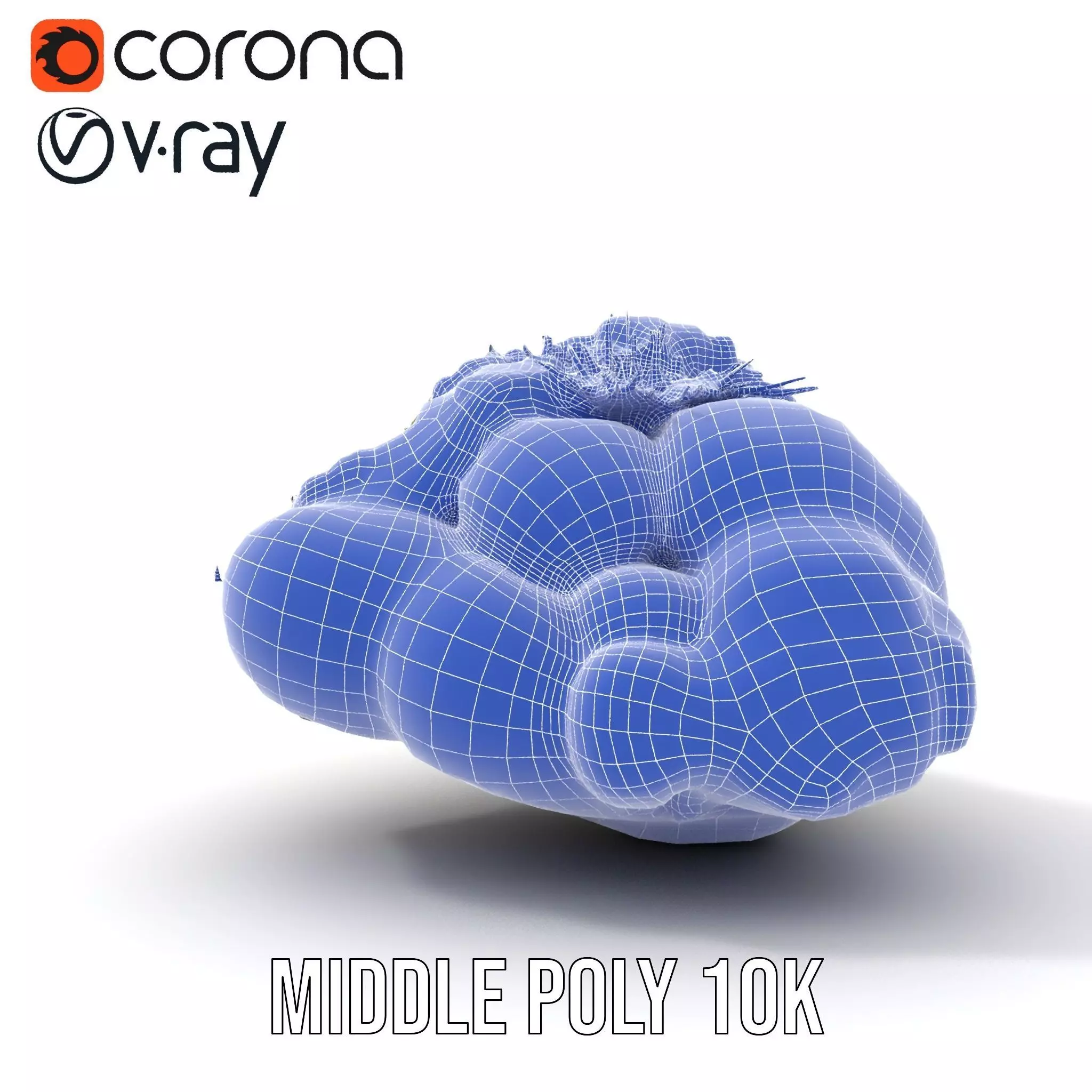 Lush Forest Moss model pack Low-poly 3D model_24