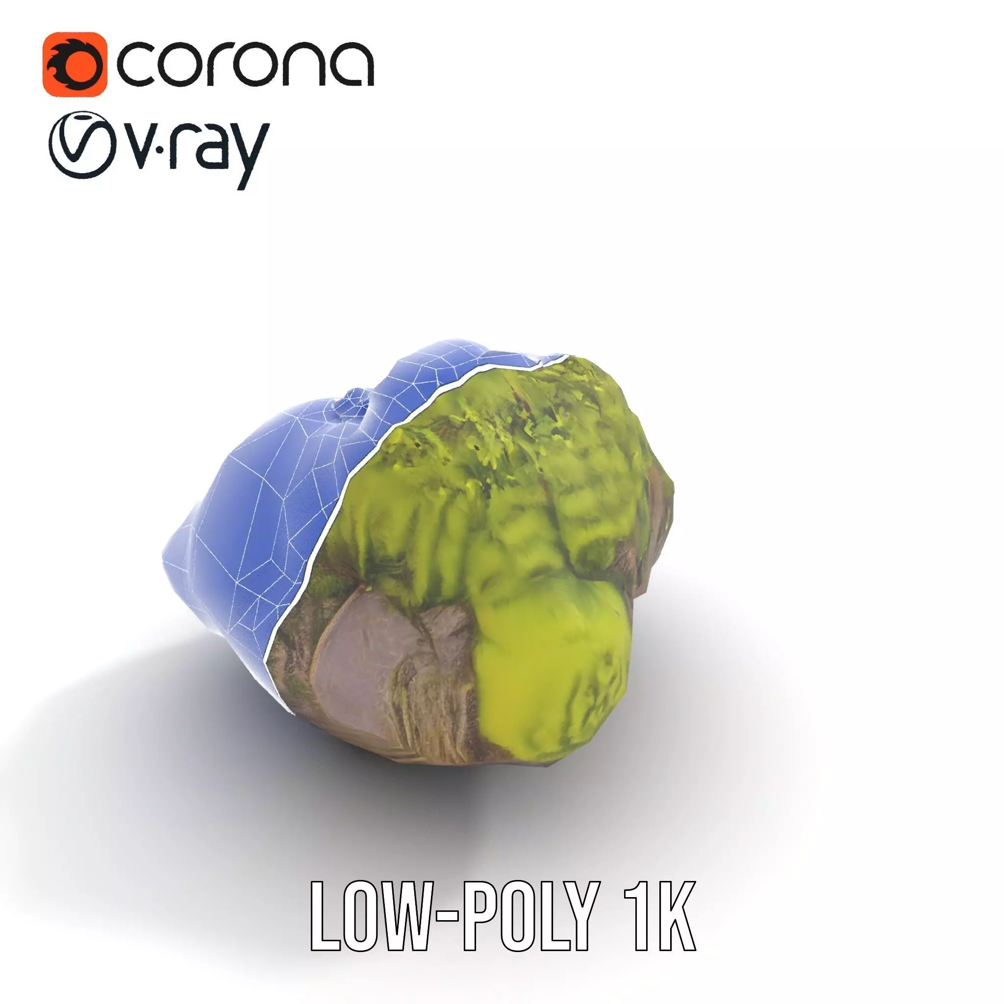 Lush Forest Moss model pack Low-poly 3D model_31