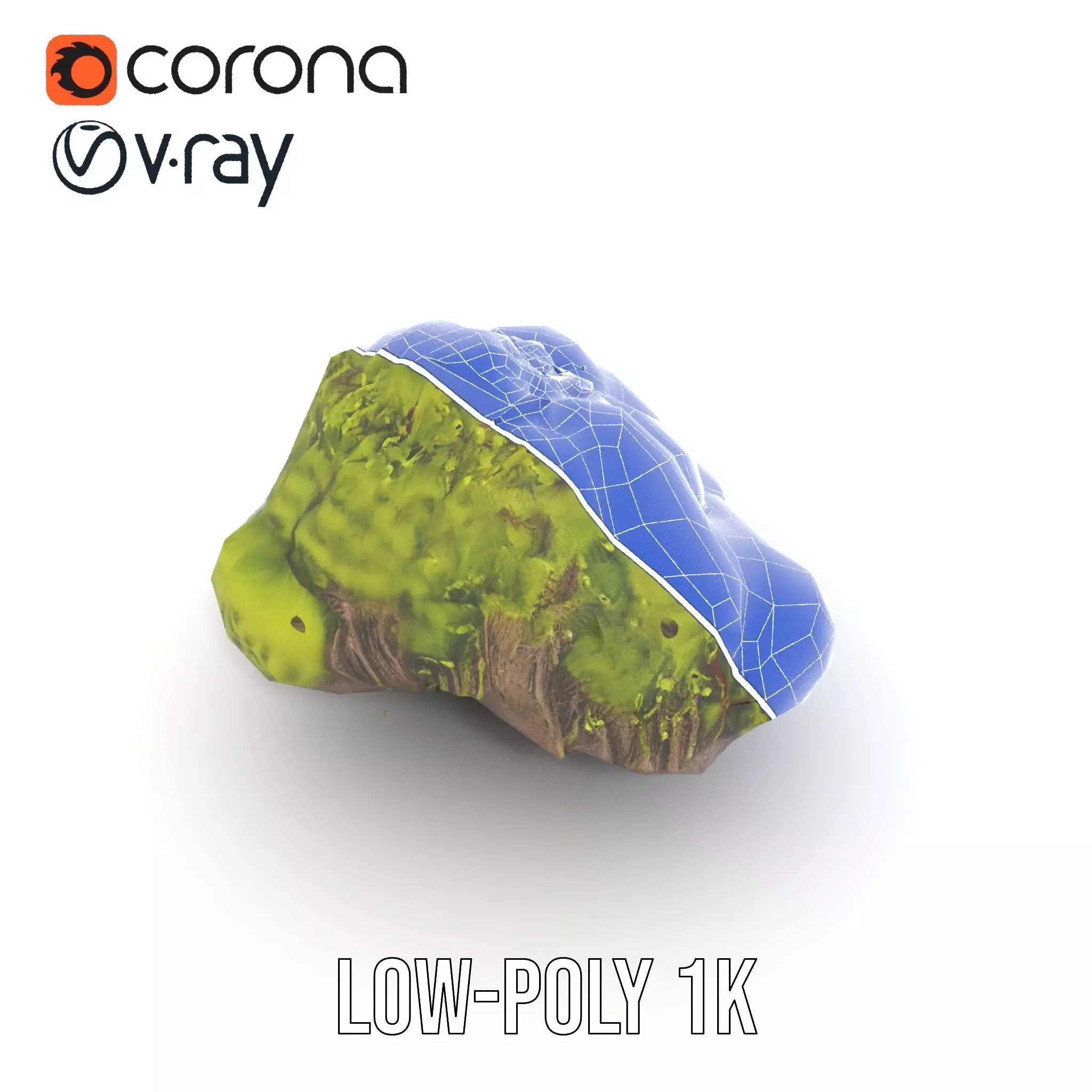 Lush Forest Moss model pack Low-poly 3D model_25