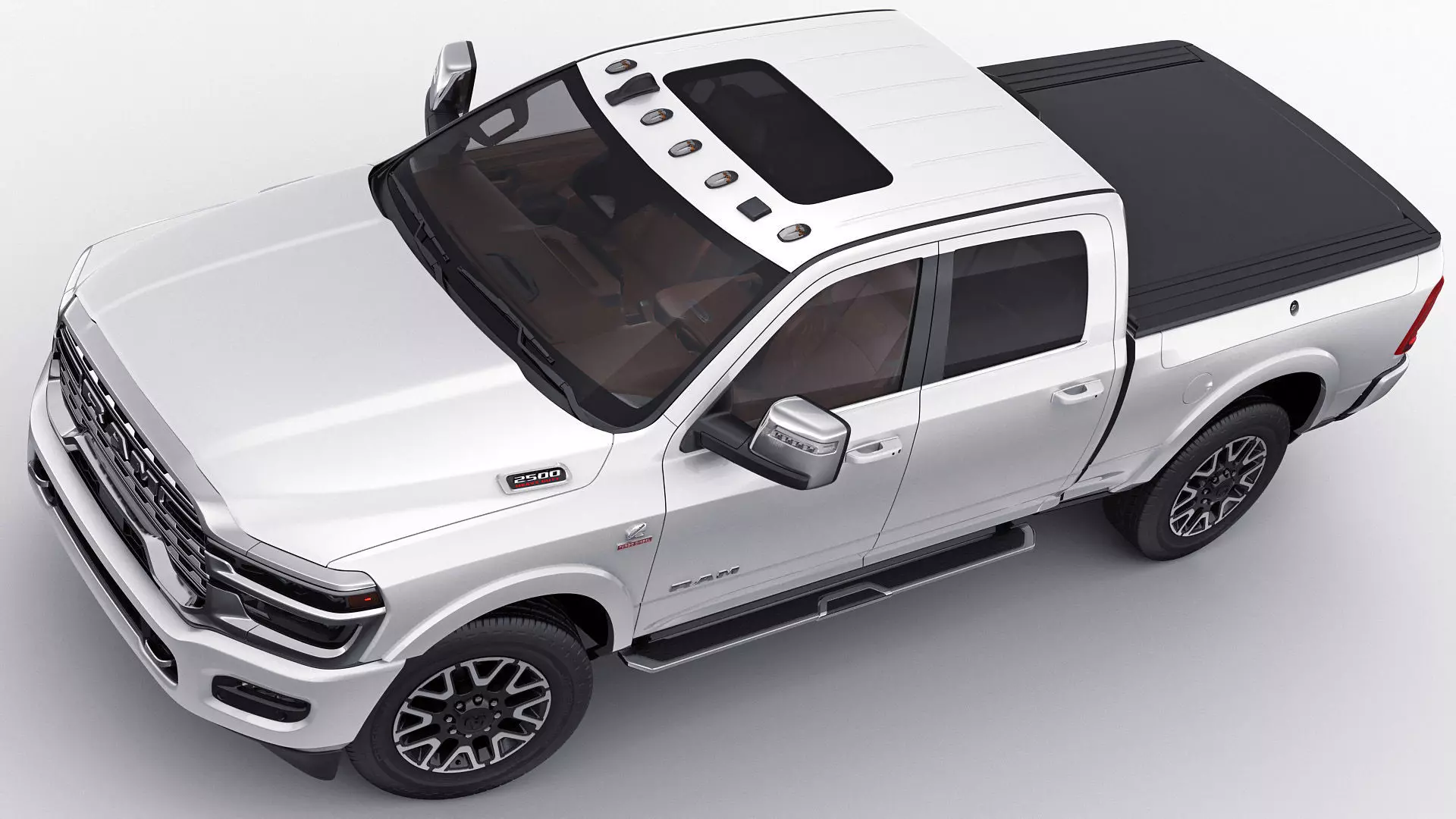 Ram 2500 HD Limited Longhorn 2025 3D model_9