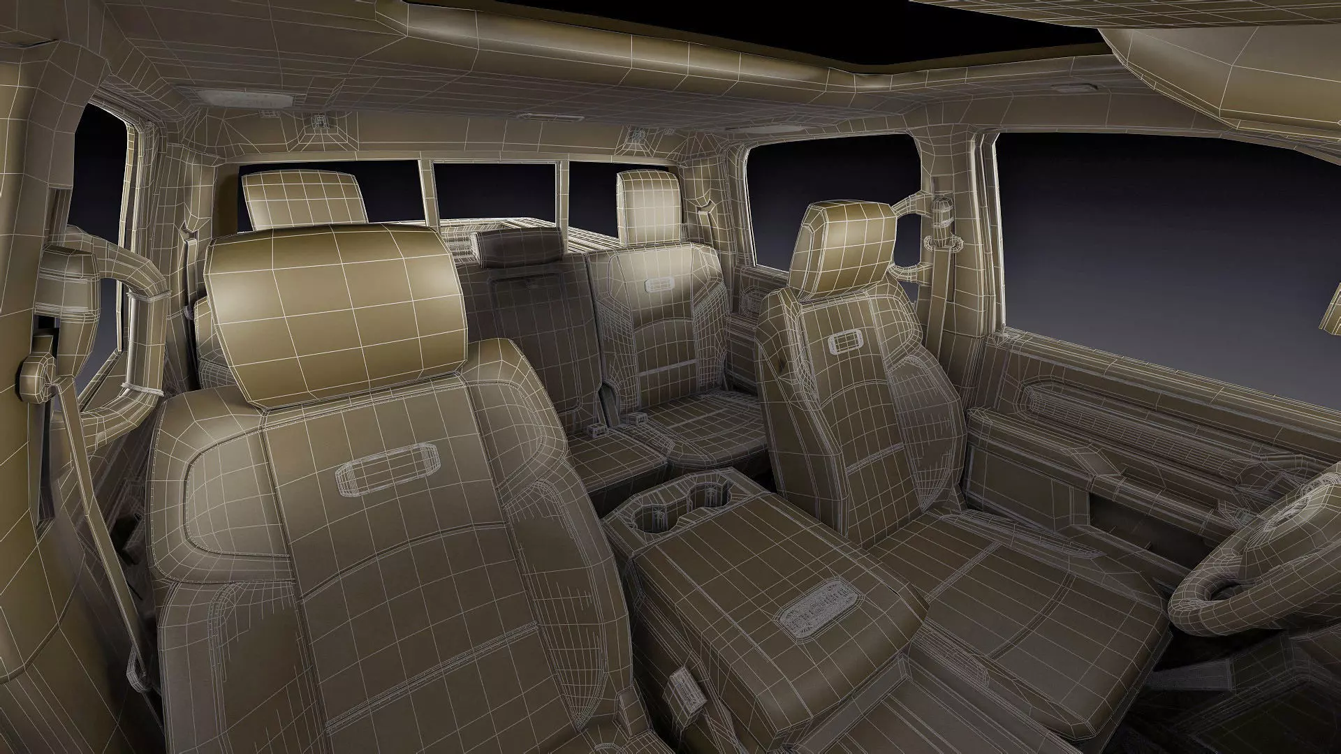 Ram 2500 HD Limited Longhorn 2025 3D model_40