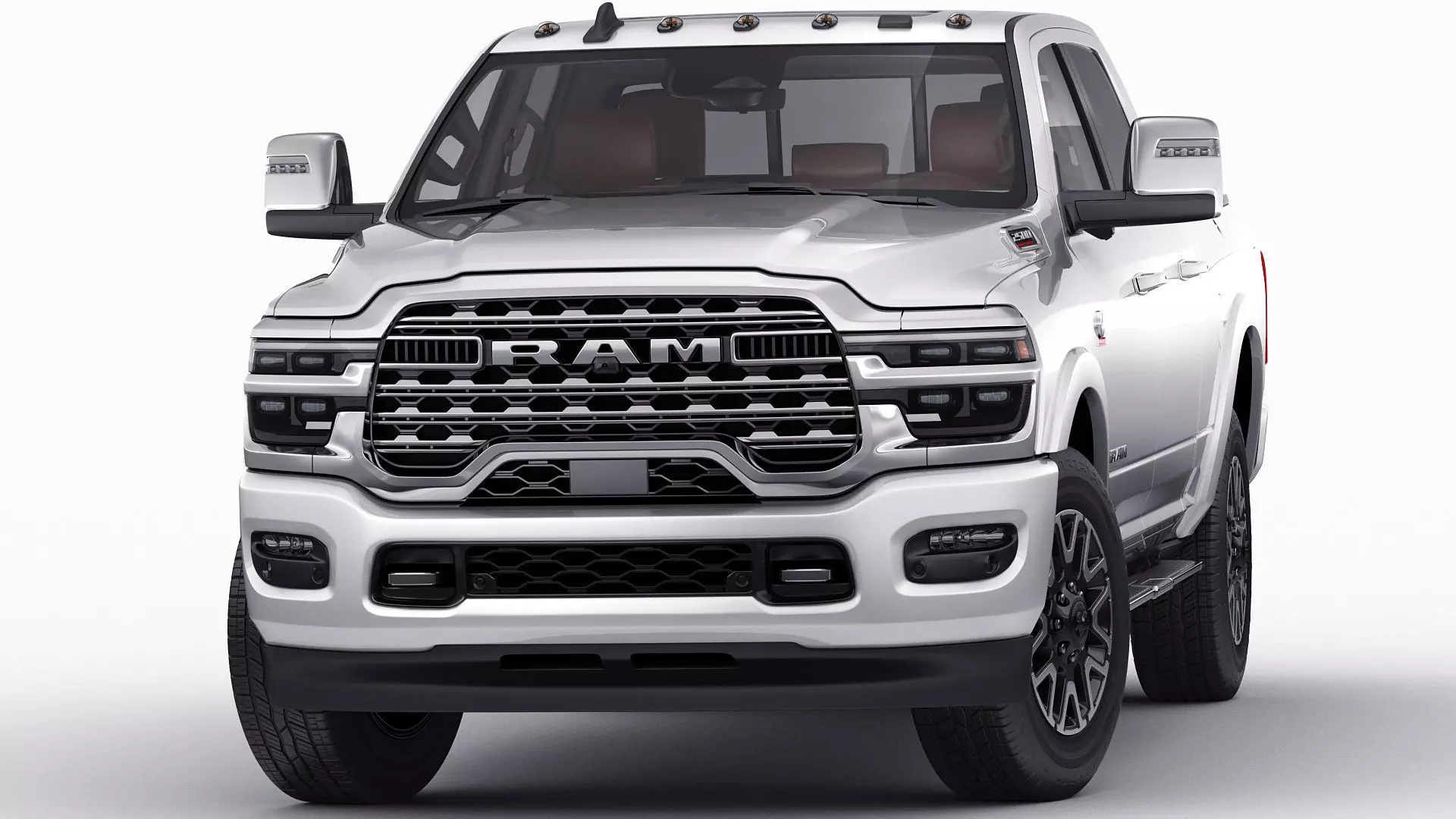 Ram 2500 HD Limited Longhorn 2025 3D model_16