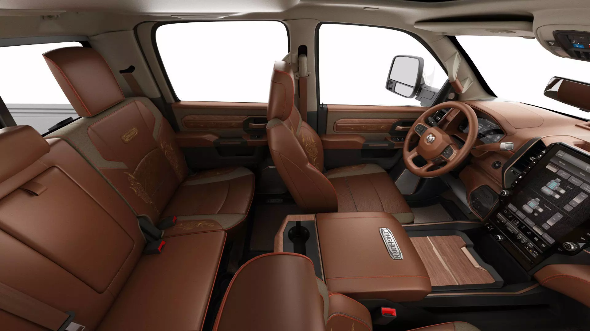 Ram 2500 HD Limited Longhorn 2025 3D model_29