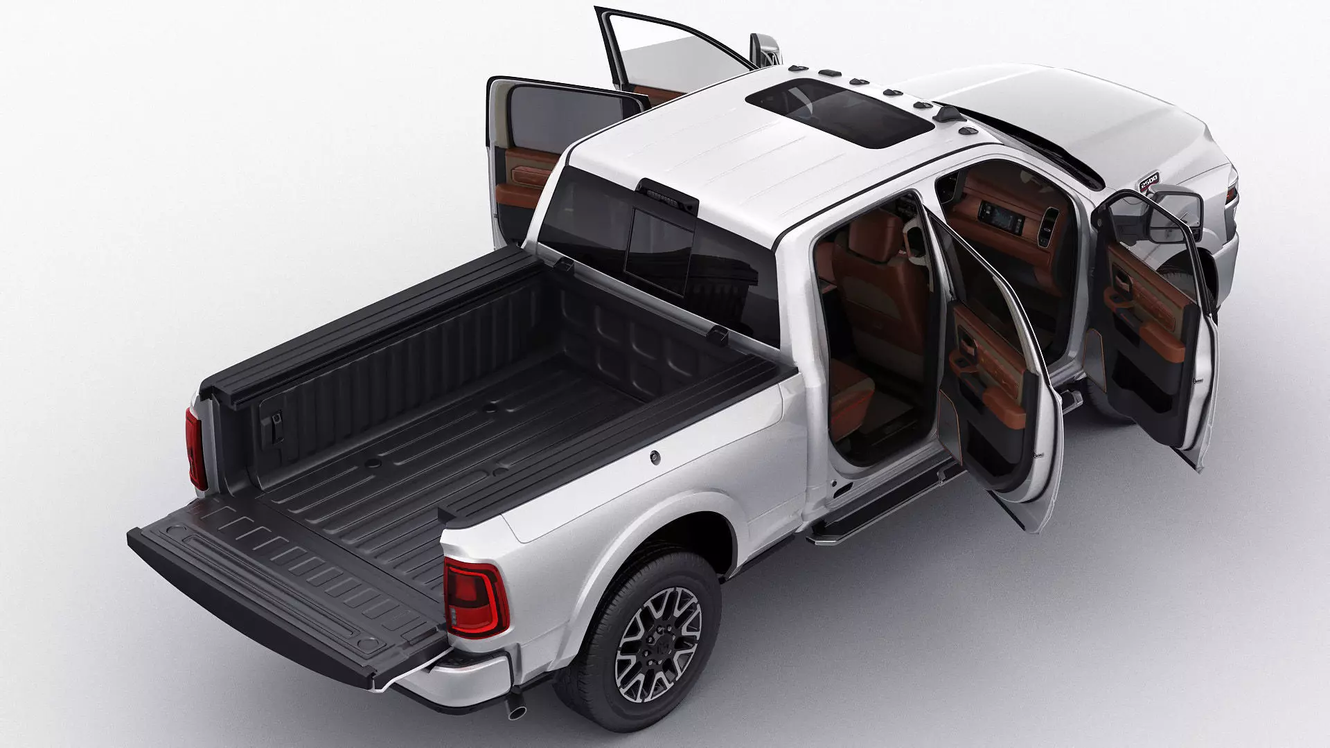 Ram 2500 HD Limited Longhorn 2025 3D model_20