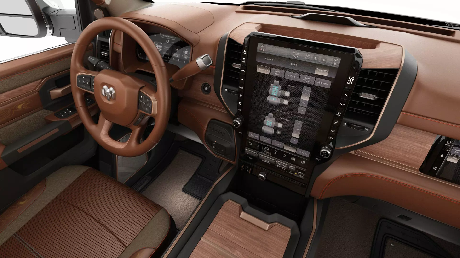 Ram 2500 HD Limited Longhorn 2025 3D model_26