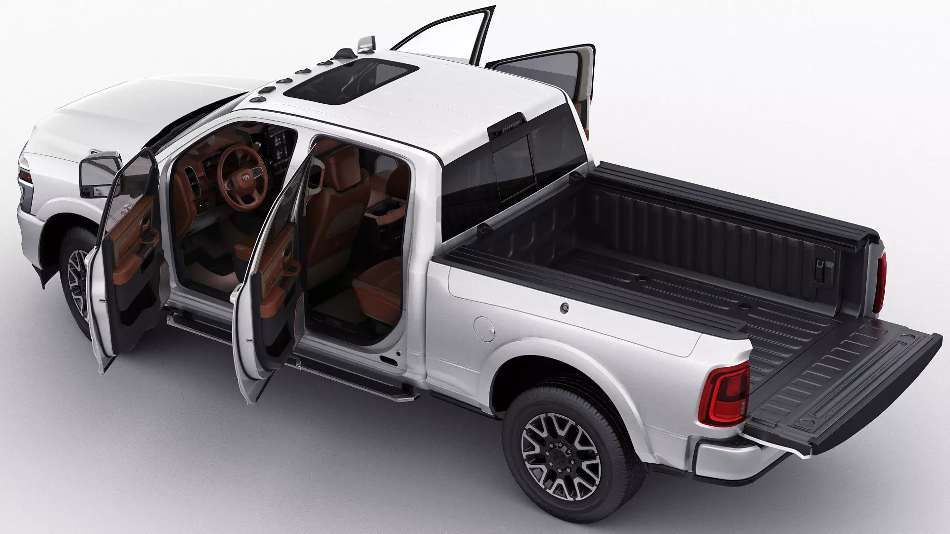 Ram 2500 HD Limited Longhorn 2025 3D model_2
