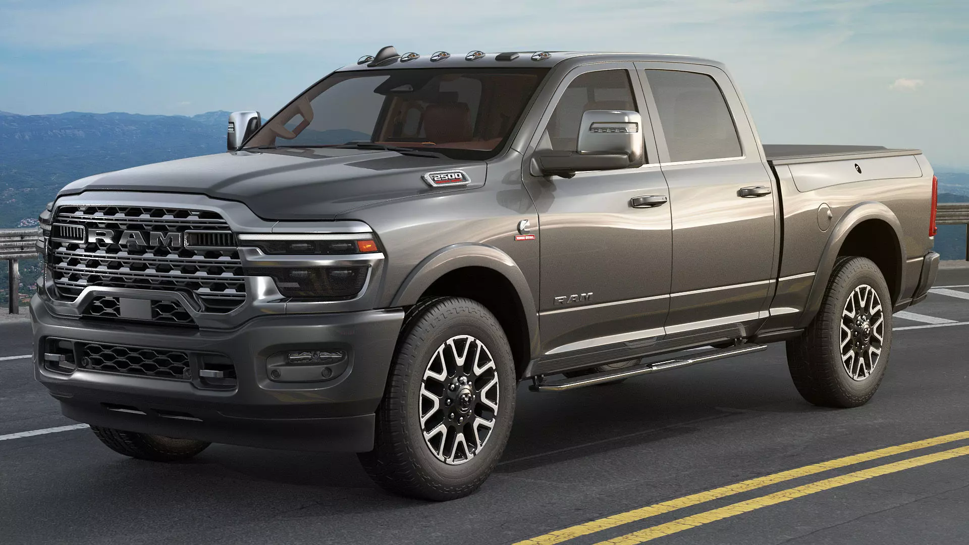 Ram 2500 HD Limited Longhorn 2025 3D model_4