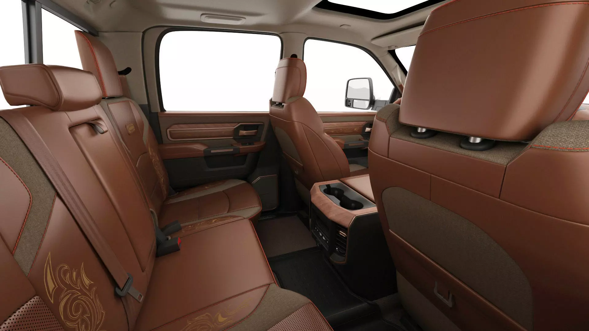 Ram 2500 HD Limited Longhorn 2025 3D model_24
