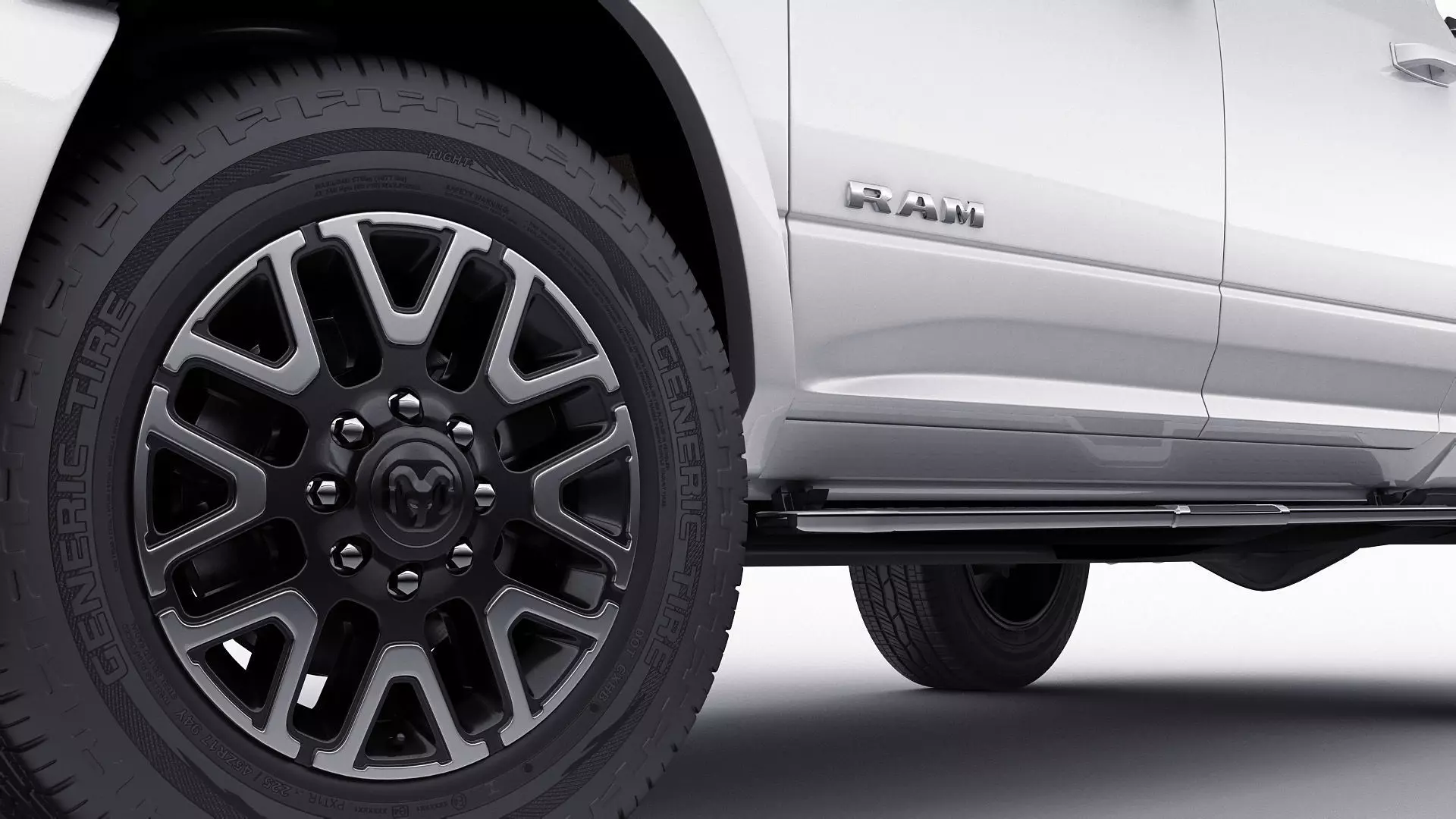 Ram 2500 HD Limited Longhorn 2025 3D model_13