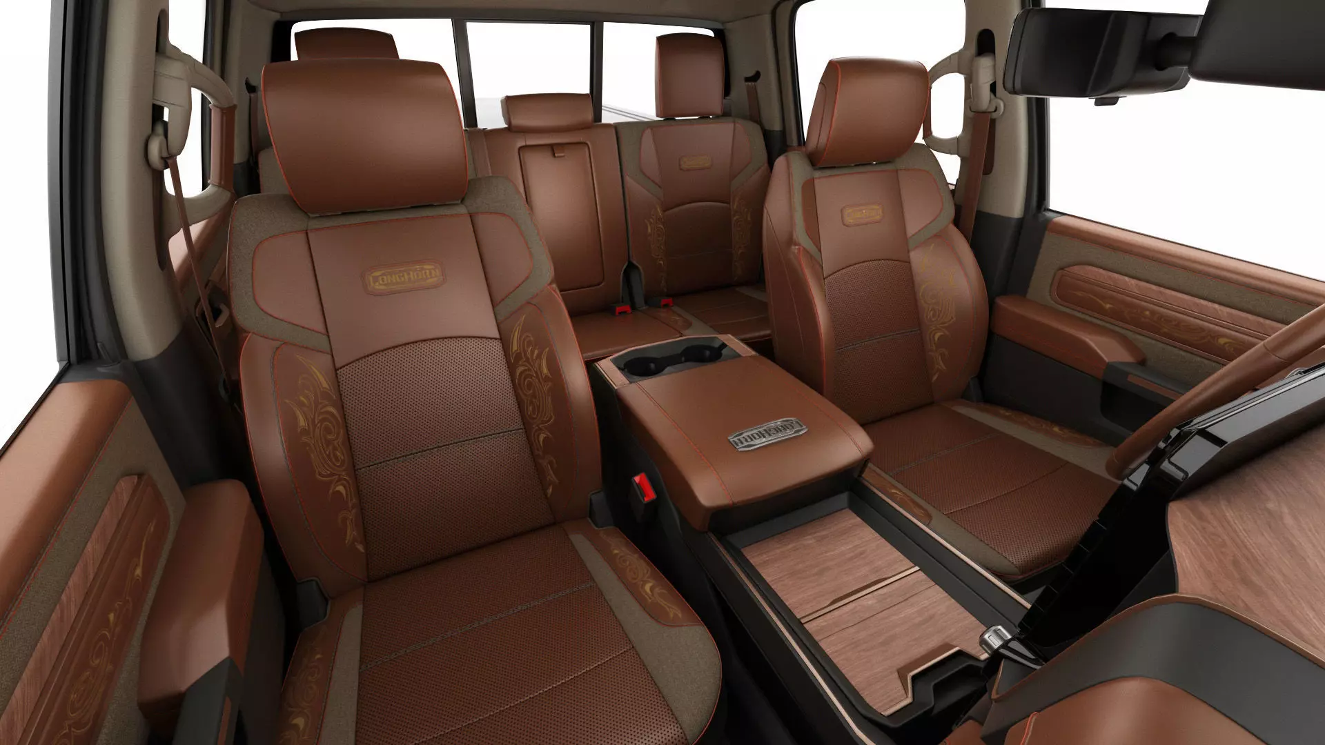 Ram 2500 HD Limited Longhorn 2025 3D model_22