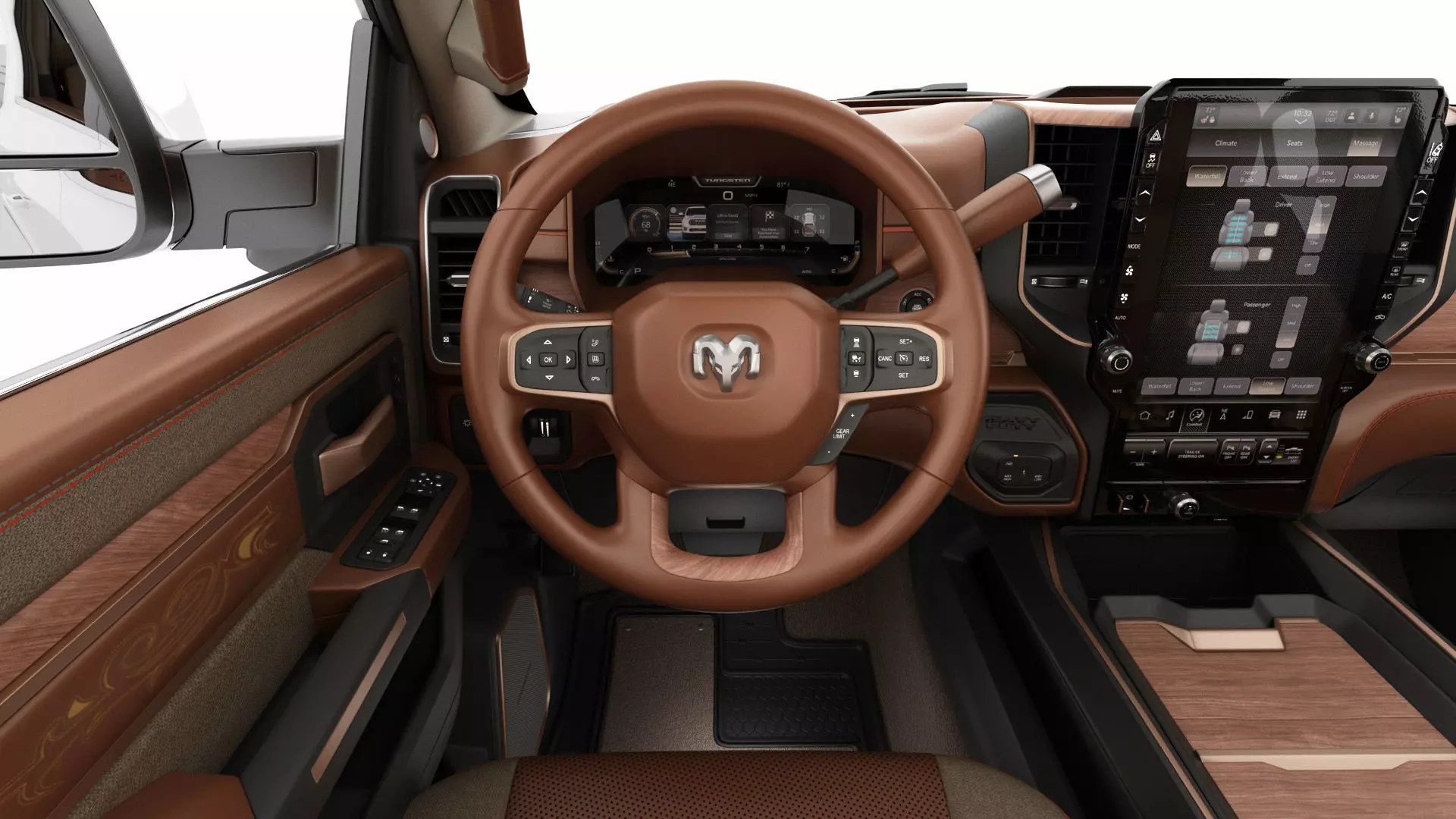 Ram 2500 HD Limited Longhorn 2025 3D model_25