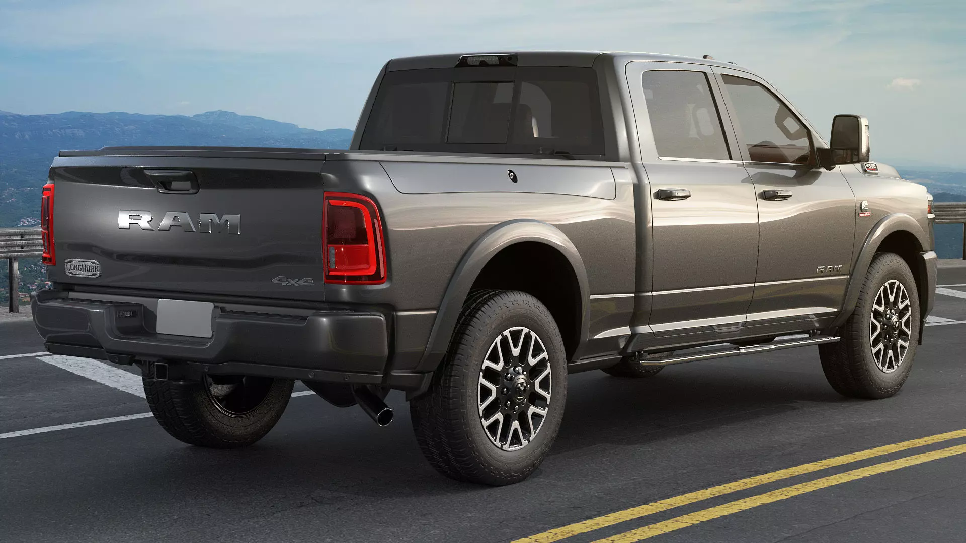 Ram 2500 HD Limited Longhorn 2025 3D model_5